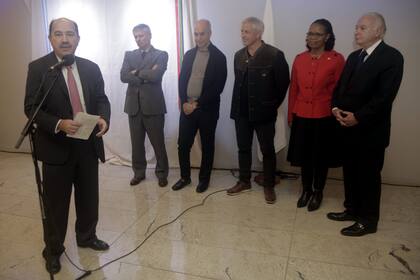 El titular del Banco Ciudad, Javier Ortiz Batalla, participó del evento junto al presidente de SA La Nación, Julio Saguier; el jefe de gobierno porteño, Horacio Rodríguez Larreta; y la embajadora de Sudáfrica en la Argentina, Phumelele Gwala, entre otros