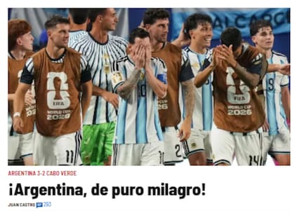 El titular del diario deportivo Marca, de España