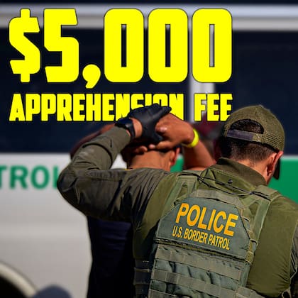 El Título 8 de Estados Unidos establece una cuota de aprehensión que comienza en US$5000