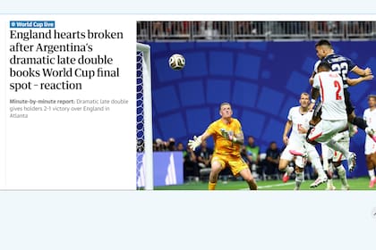 El título del diario inglés The Guardian en su edición digital