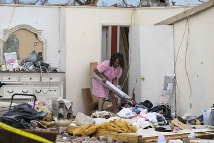 El tornado arrasó con todo a su paso