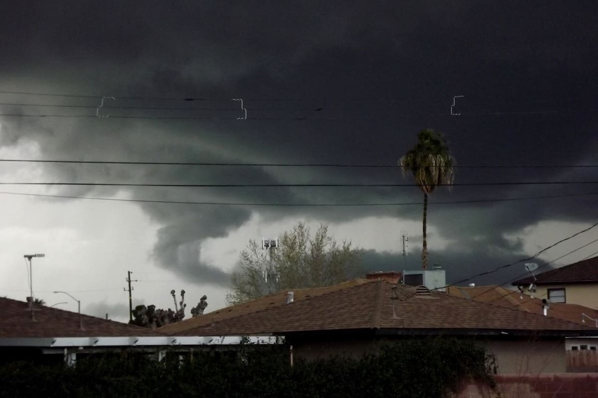 El tornado se produjo a las 10.10 hs en Navidad, con vientos de hasta 80 mph