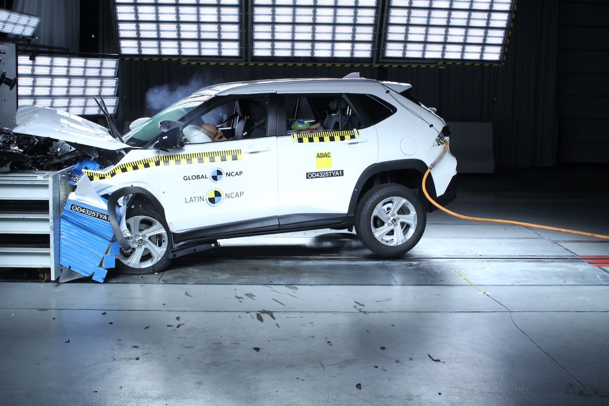 El Toyota Yaris Cross logró solo dos estrellas en las pruebas de choque de Latin NCAP
