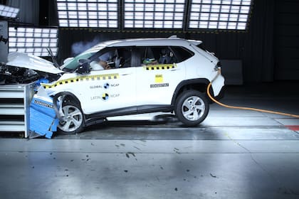 El Toyota Yaris Cross logró solo dos estrellas en las pruebas de choque de Latin NCAP