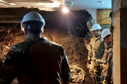 El trabajo de búsqueda fue muy manual y artesanal, con palas cortas, herramientas de mano y alguna motosierra