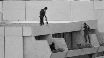 El trabajo de la policía alemana, para controlar el atentado contra la delegación de Israel