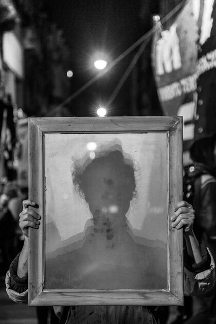 El trabajo de Vaca y Alcaraz, en la marcha NiUnaMenos