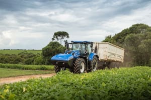 El tractor impulsado con biometano