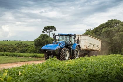 El tractor impulsado con biometano