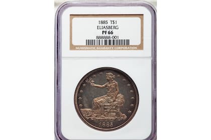 El Trade Dollar de 1885 ocupa un lugar excepcional dentro de la serie
