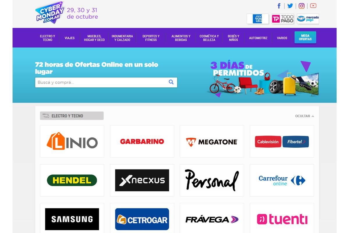 El tradicional evento de comercio electrónico promete importantes ofertas entre el 29 y 31 de octubre; los organizadores aseguran que esta edición creció un 18% con respecto a 2017