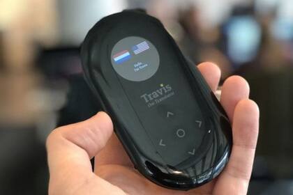 El traductor personal de Travis está pensado para comunicaciones cara a cara, dice el director de la compañía