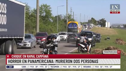 El tráfico alrededor de las 9 de la mañana ya acumulaba 8 kilómetros de fila por colectora hacia Capital