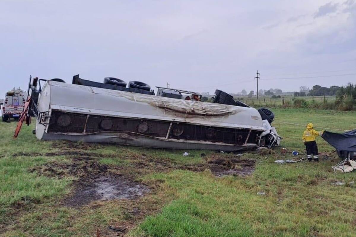 El trágico accidente costó la vida de cinco personas