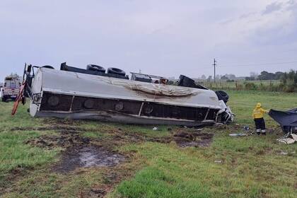 El trágico accidente costó la vida de cinco personas