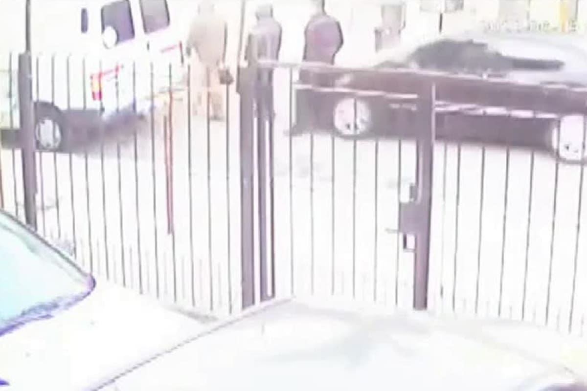 El trágico momento en el que tres integrantes de una familia de Laferrere son atropellados por un joven de 20 años