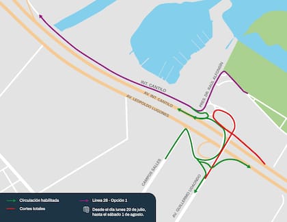 El tránsito del puente Labruna se verá afectado a lo largo de las próximas dos semanas