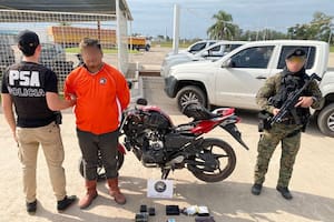 El transportista de droga detenido el domingo cuando llevaba panes de cocaína escondidos en su moto