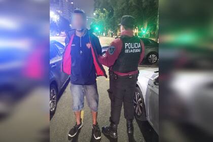 El trapito detenido frente al Hipódromo de Palermo