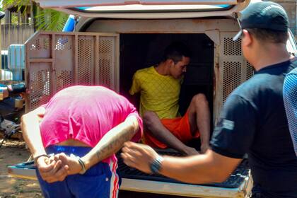 El traslado de los presos de la cárcel de Altamira, en el estado de Para