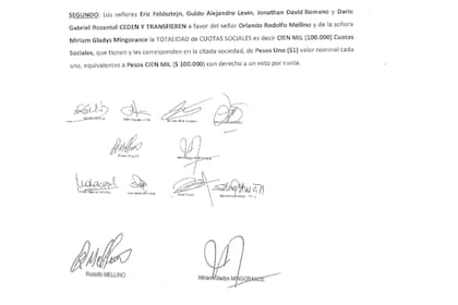 El traspaso de las acciones de Logística Latinoamericana