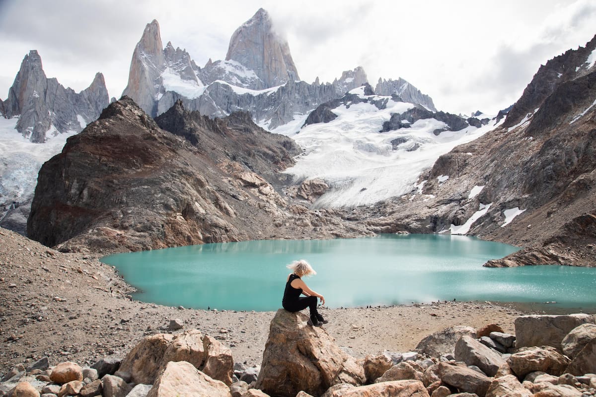 El trekking a la Laguna de los Tres es uno de los más exigentes de El Chaltén. Pero tiene gran recompensa.