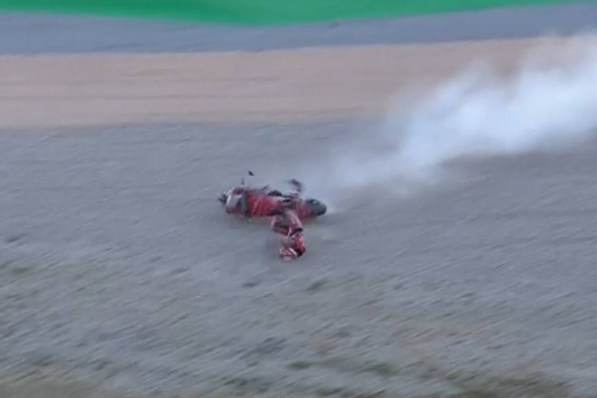 El tremendo accidente de Pol Espargaró en la curva 10 del GP de Portugal