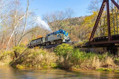 El tren Delaware & Ulster recorre paisajes otoñales y montañosos (Facebook/Delaware & Ulster )