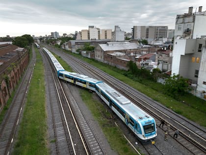 El tren descarriló a la altura de Liniers