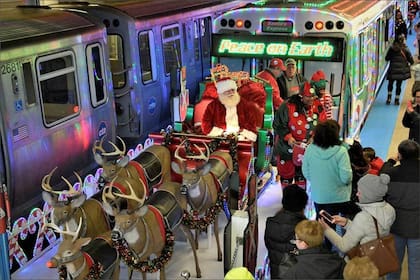 El tren navideño volverá a recorrer Chicago a partir del próximo viernes 28 de noviembre