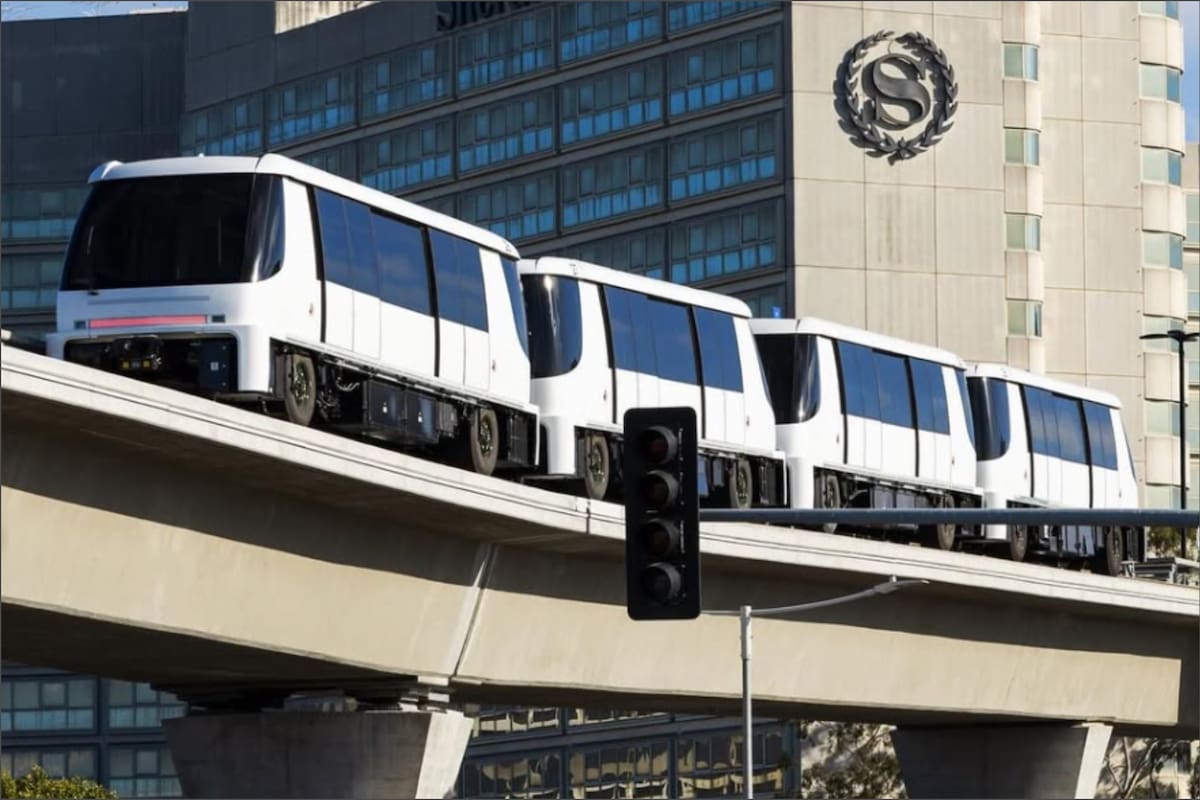 El tren SkyLink del LAX se suma al aeropuerto antes del Mundial para mejorar el sistema de transporte interno