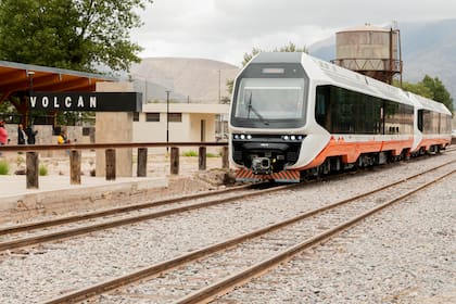 El tren Solar en la estación de Jujuy
