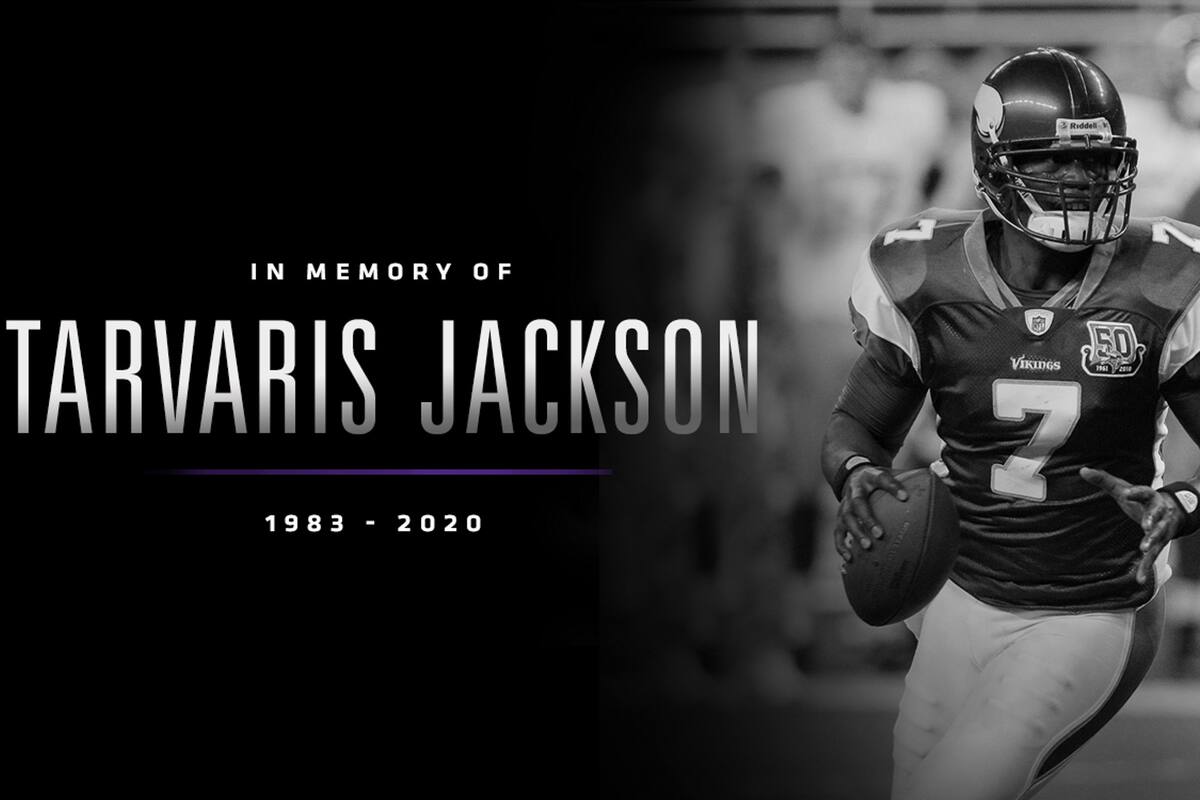 El tributo de los Minnesota Vikings, de la NFL, a Tarvaris Jackson.
