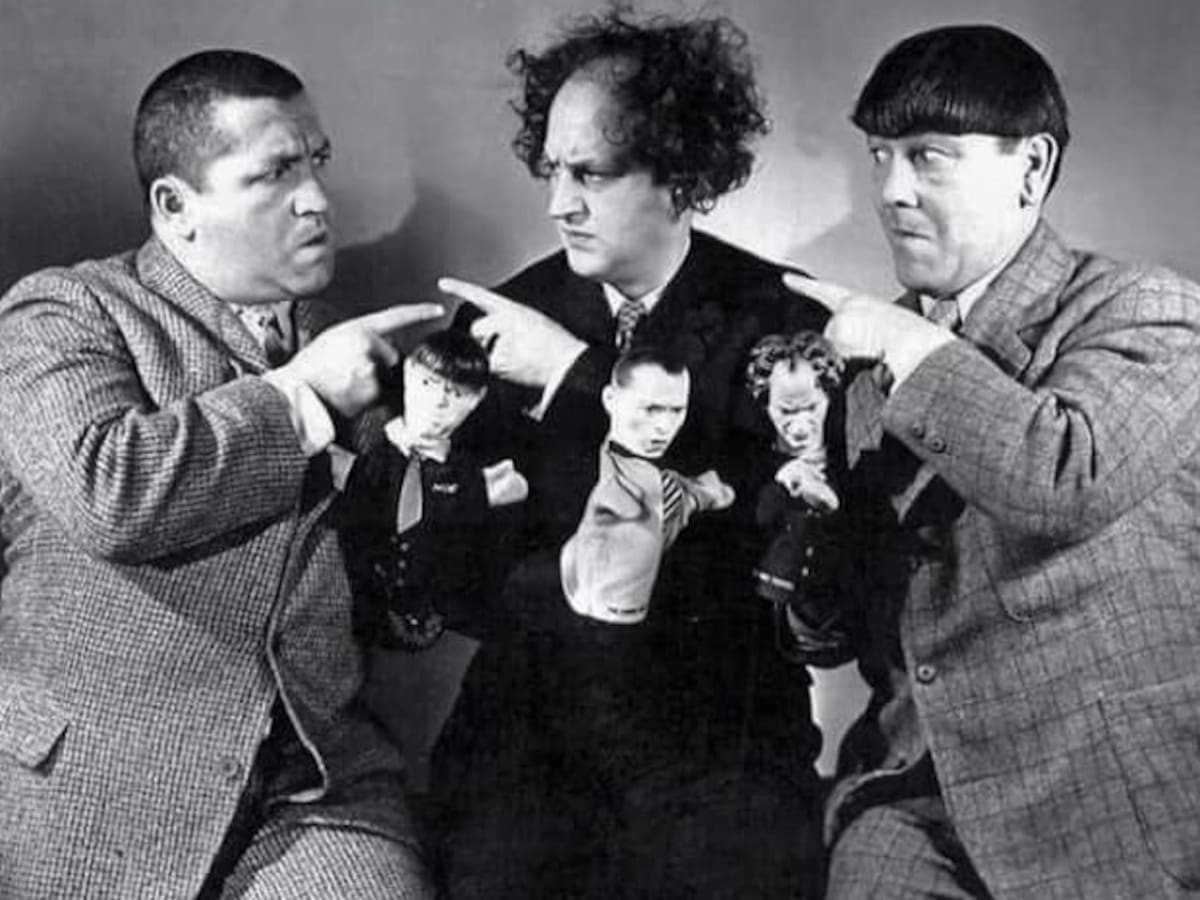 La historia de “Los tres chiflados”: Moe, Larry y Curly y los seis actores que los representaron - LA NACION