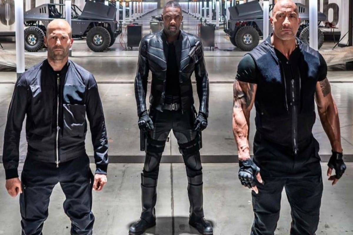 El trío de protagonistas de la explosiva Rápidos y furiosos: Hobbs y Shaw