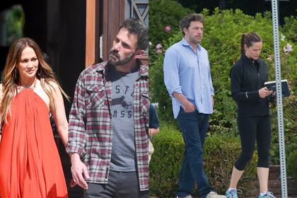 El trío se reencontró en medio de los trámites de divorcio entre Affleck y Lopez (ARCHIVO)