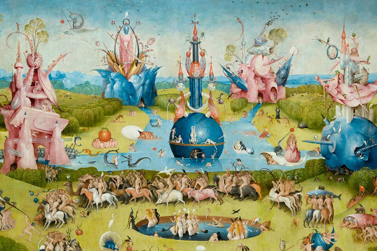 El tríptico de El Jardín de las Delicias, de El Bosco: una lección de botánica