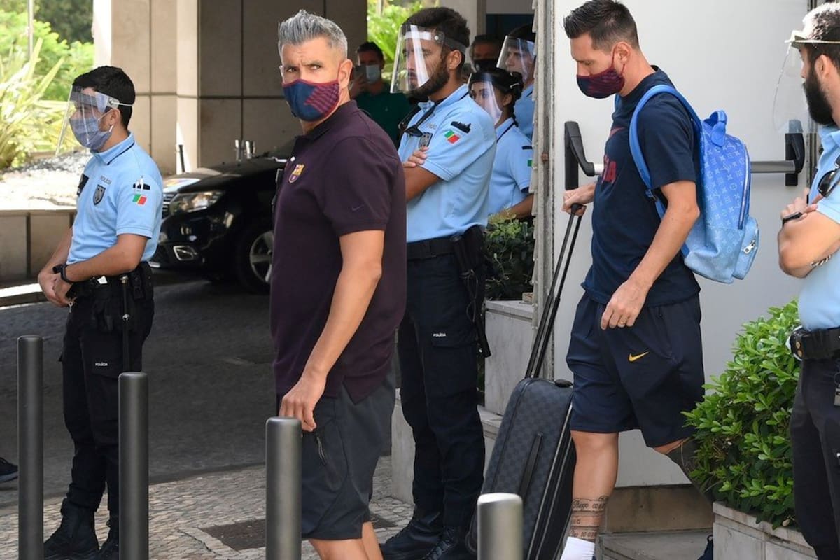 El triste regreso del plantel de Barcelona desde Lisboa