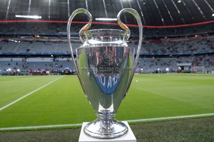 El trofeo de la Champions League, que este año se define en Madrid