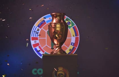 El trofeo de la Copa América