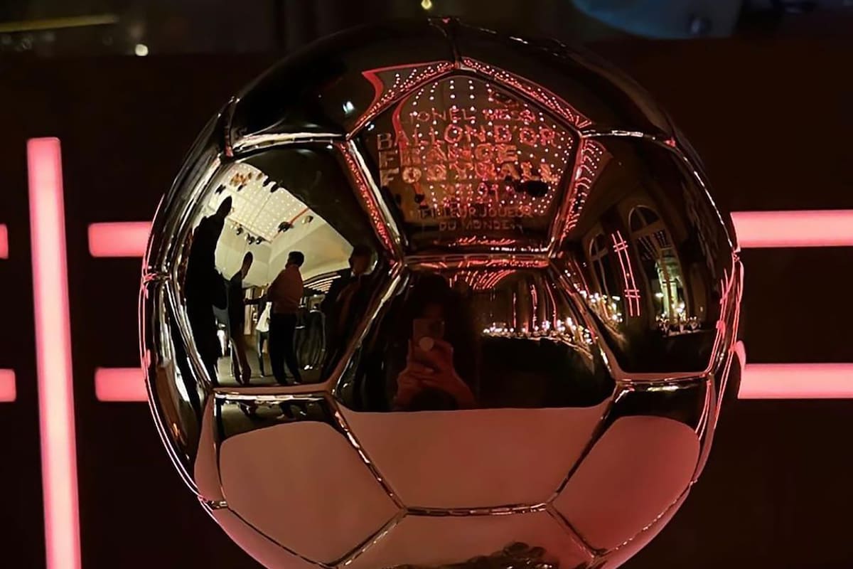 El trofeo del Balón de Oro