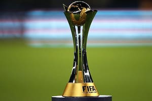 El trofeo del Mundial de Clubes, en juego desde este miércoles en Qatar