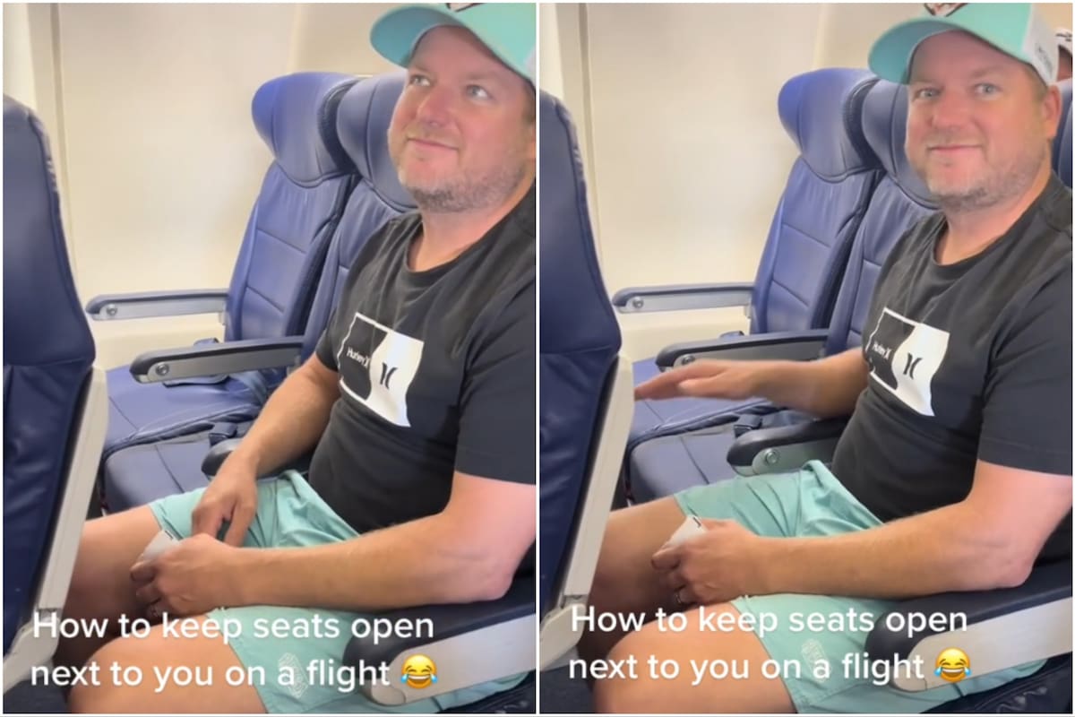 El truco del pasajero que se viralizó en TikTok