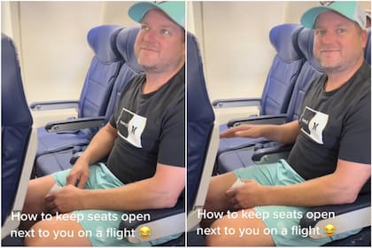 El truco del pasajero que se viralizó en TikTok