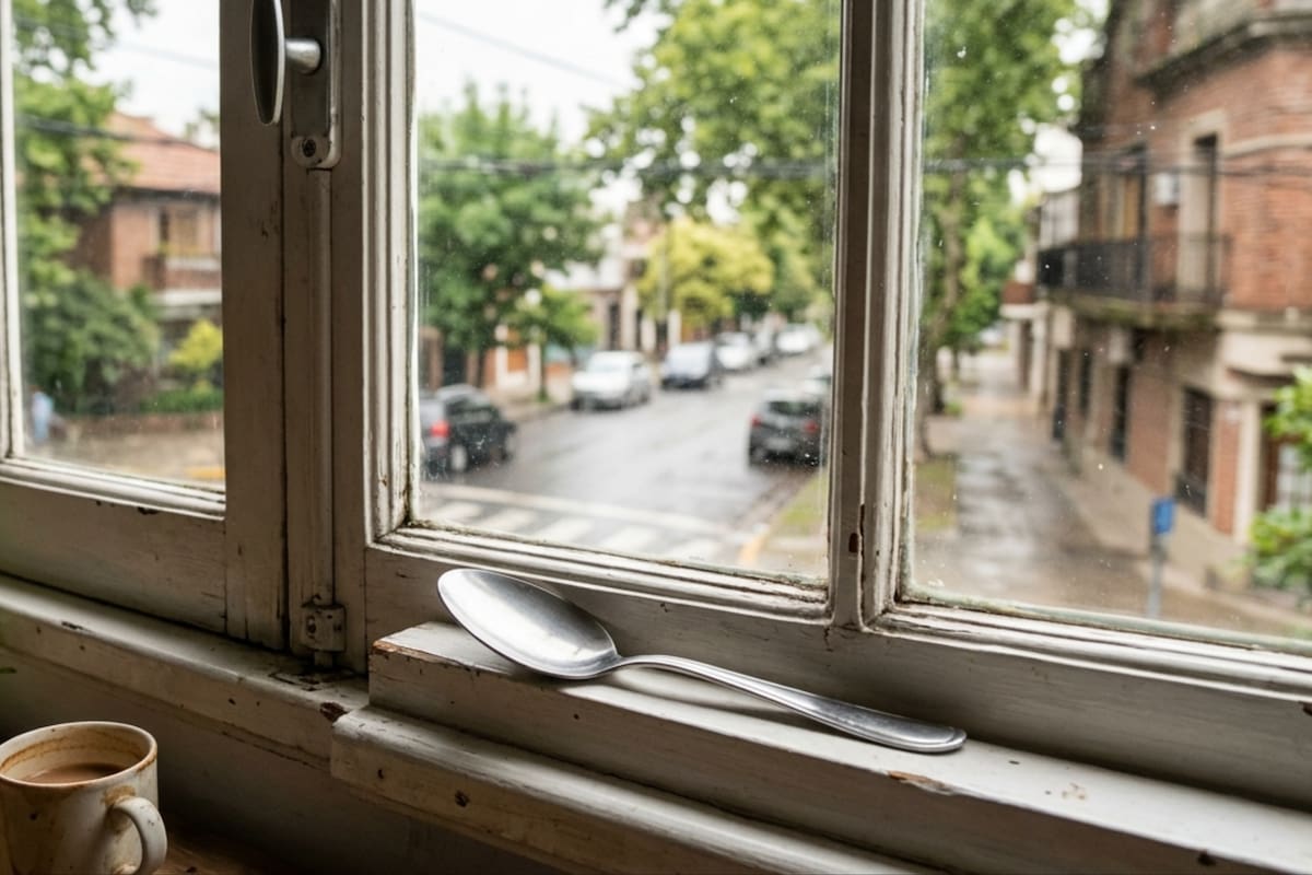 El truco infalible de la cuchara en la ventana que promete terminar con la humeda del hogar