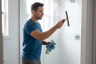 El truco para limpiar las puertas de las duchas y dejarlas como nuevas