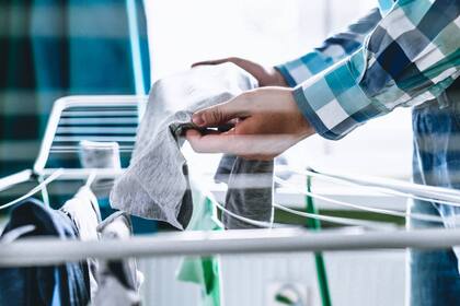 El truco para secar la ropa en los días lluviosos