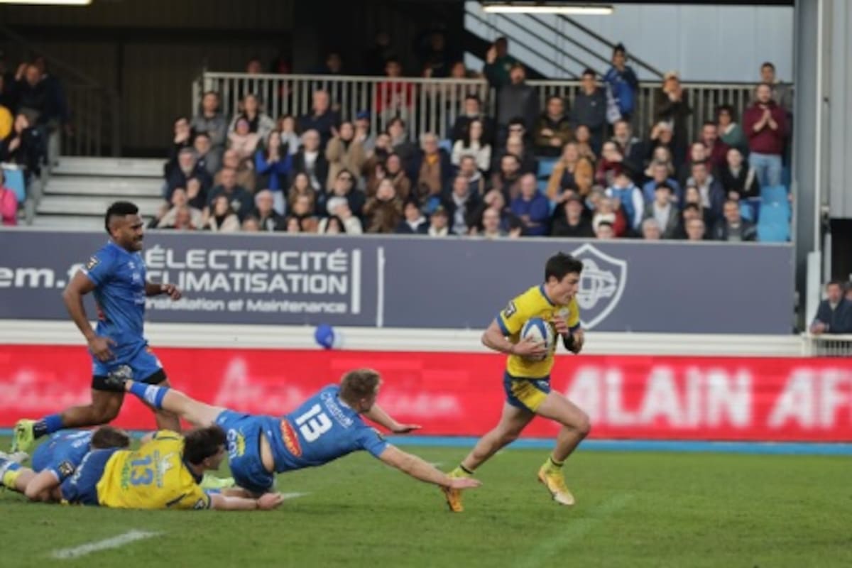 El try de Bautista Delguy para Clermont