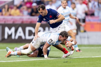 El try de Luciano González para los Pumas 7s frente a Francia