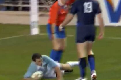 El try del ex puma, Federico Aramburu, que colocó a la Selección Argentina de Rugby dentro de los tres mejores del mundial de Francia 2007